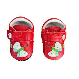 Butterfly soft sole infant shoes